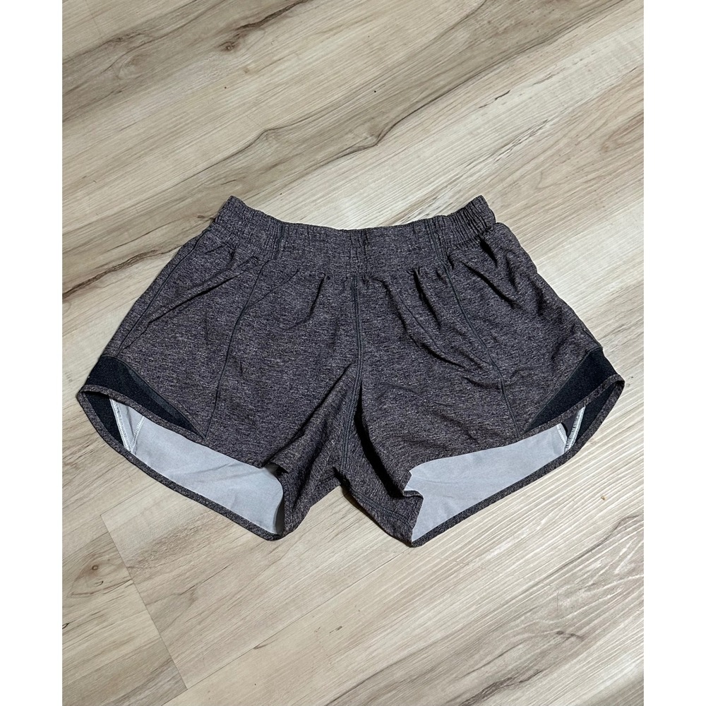 Lululemon Hotty Hot Shorts in Heather Lux Multi Gray Women's Size 8